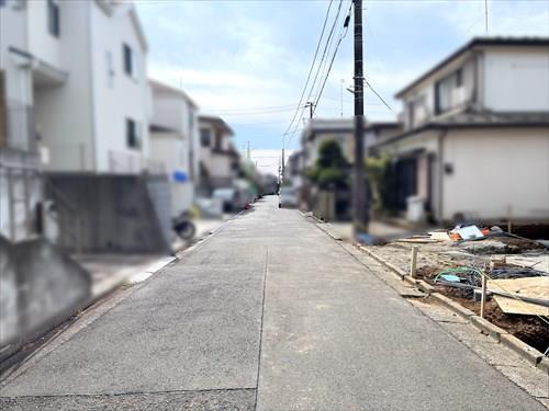 現地含む前面道路（2026年2月撮影）