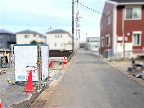 前面道路（2026年2月撮影）