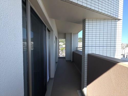 北東側バルコニー