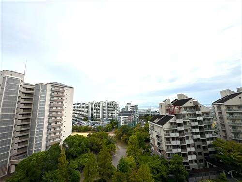 南東側バルコニーからの眺望