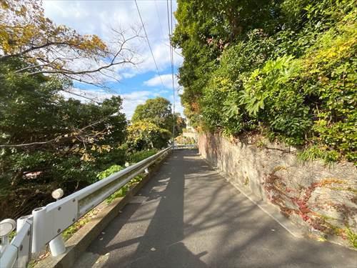 前面道路(2025年12月撮影)