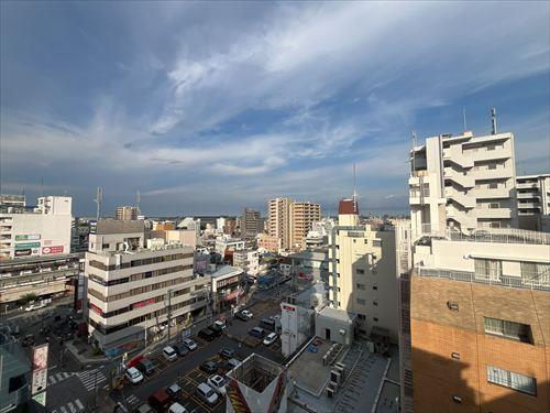 南東側バルコニーからの眺望