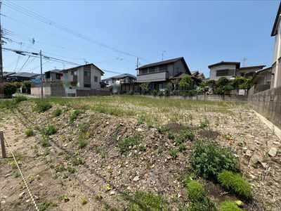 現地写真（※２号地は写真手前側）