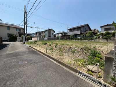 現地写真（※２号地は写真手前側）