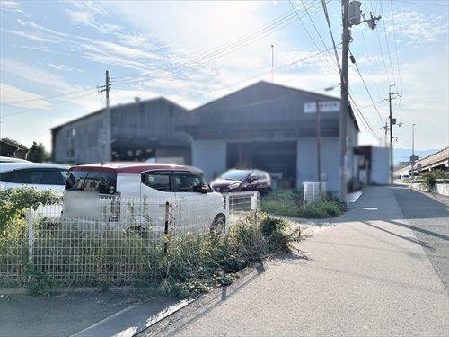 前面道路写真（2025年10月撮影）