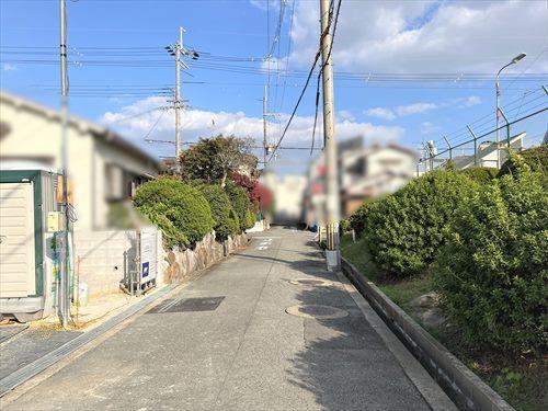 前面道路（2025年11月撮影）