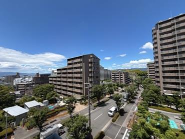 北側バルコニーからの眺望