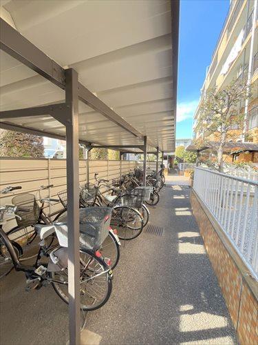 自転車置き場‐2026年1月撮影