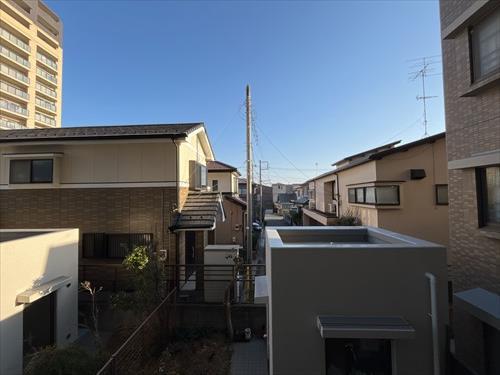 南東側バルコニーからの眺望