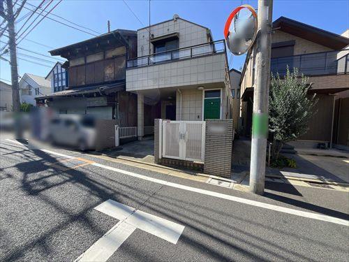 古家解体前現地/北東側から撮影・写真中央