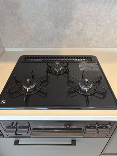 ３口のガスコンロ！