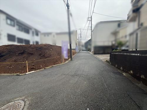 南西側道路（2025年12月25日撮影）