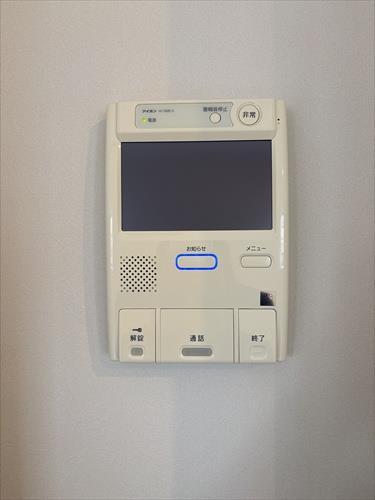 カメラ付きインターフォンです。