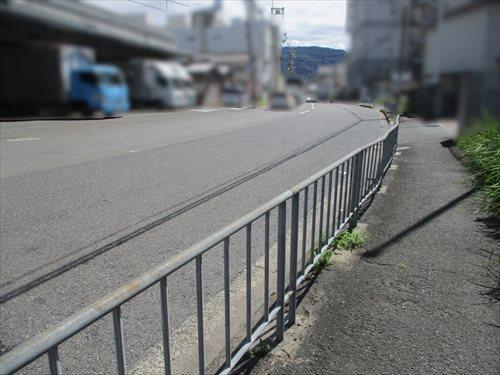 前面道路です。