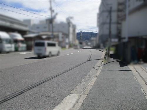 前面道路です。