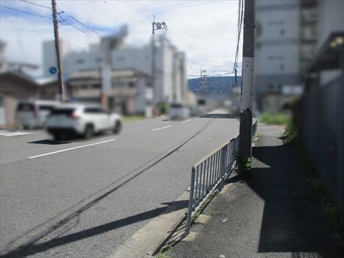 前面道路です。