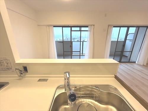 キッチンからの眺望