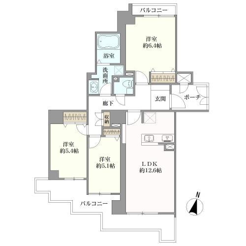 間取です。