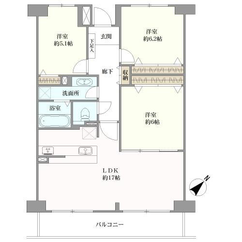 間取です。