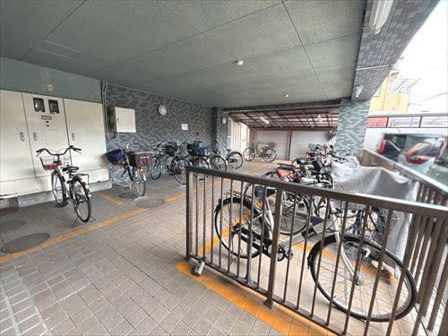 駐輪場です。