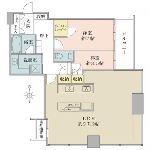 【間取り図】２４階のプレミアム住戸をぜひご覧ください！！