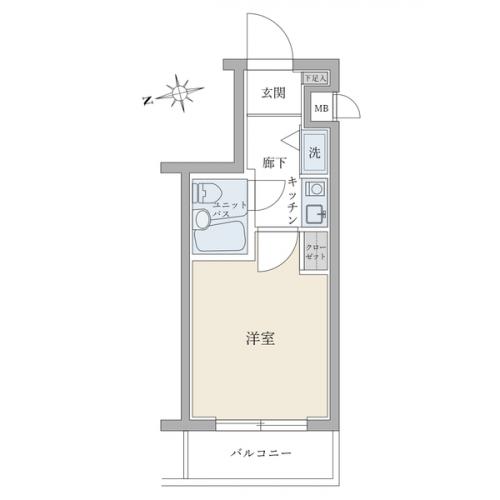 ３階西向き住戸につき陽当り良好です