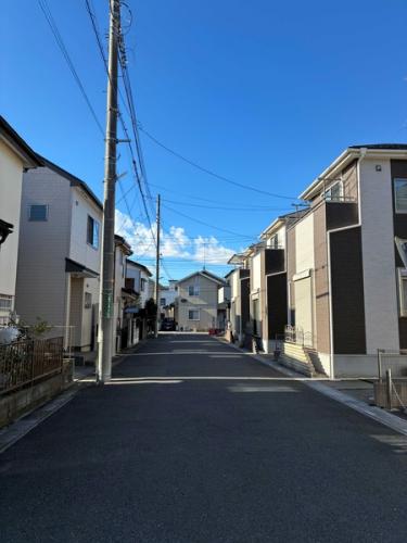 前面道路です。