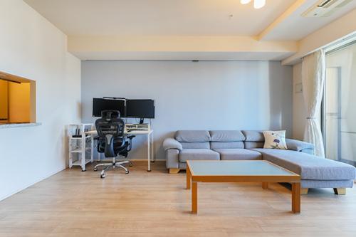 【リビングダイニング】家族の団欒を育むスペースのリビングダイニング。