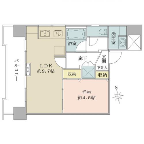 【間取り図】室内リフォーム実施（２０２４年）～室内状態良好～