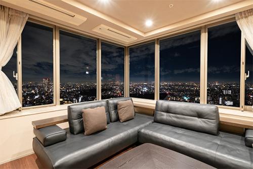 【リビングダイニング】タワーＬｉｆｅの醍醐味を満喫するプレミアムタイプ。