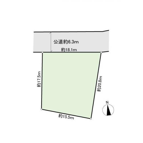 区画図（土地面積321.53ｍ2）