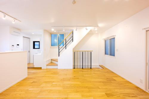 ご家族皆様でゆったりとお過ごしいただける広々LDK約１７．７帖