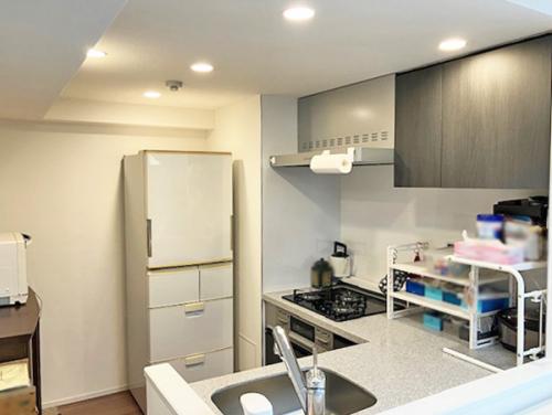 作業動線が短いので効率の良いL字キッチン