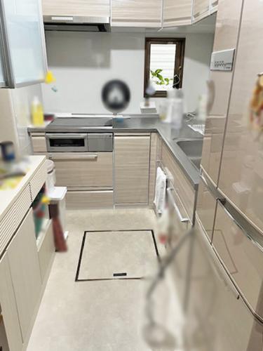 2024年3月にリフォーム済み（床、壁含む）のキッチンです。