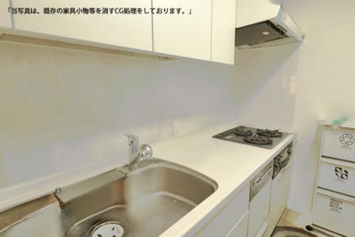 お料理に集中できるキッチン空間。