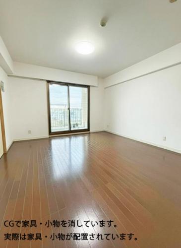 CGで家具・小物を消しています。実際は家具・小物が配置されています。