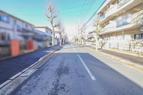 前面道路は北東約12ｍ公道。