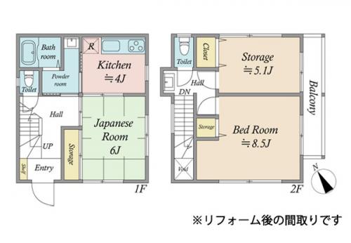 リフォーム完了後（間取り図）
