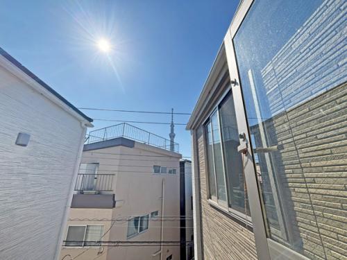 3階洋室からはスカイツリーが見られます