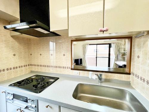 キッチンにいても、リビングのご家族との会話が楽しめます。