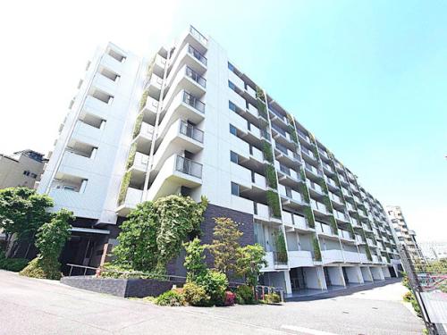 清潔感溢れる綺麗な外観です。植栽も多くとても雰囲気のよいマンションです。