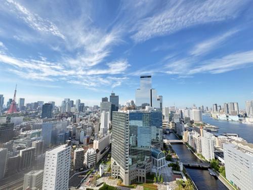 高層階のため東京タワー・増上寺・スカイツリーが望めます
