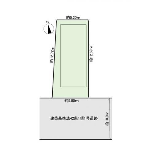 南面道路に面しており陽当たり良好。