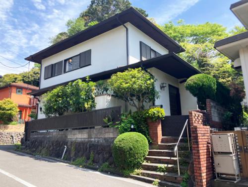 北西側から見た現地 北西側から見た現地