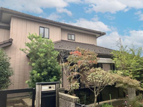 高台にある閑静な住宅地