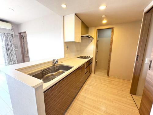 キッチンにはディスポーザーや食洗器の生活設備完備