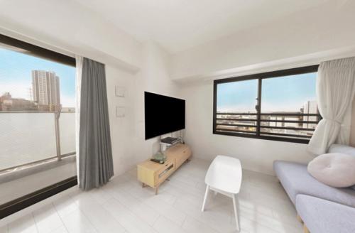 窓から光が差し込むとても気持ちの良い空間です。