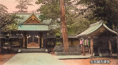 1910（明治43）年頃の「麻布氷川神社」