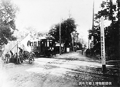 開通当初の「京王電車」のルート 