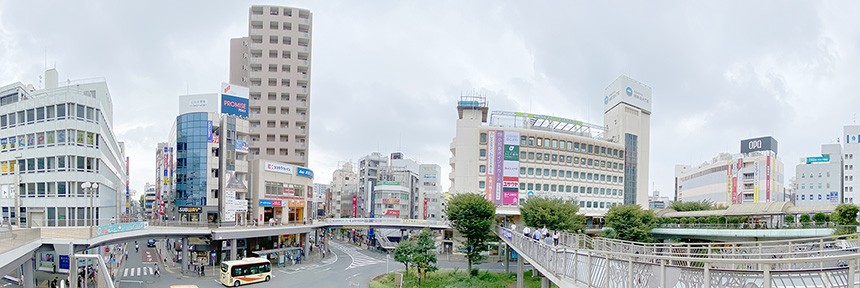 現在の「藤沢駅」南口